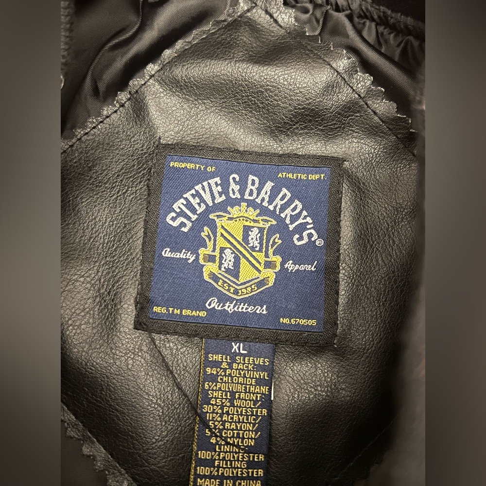 Vintage WWE Undertaker Steve & Barry’s Varsity Jacket BRAND NEW NWT - Picture 4 of 8